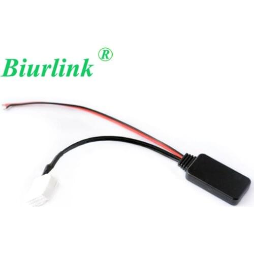 Biurlink Wireless Bluetooth Module Audio Phone Music Input Aux Adapter for Toyota Camry Corolla Tacoma 4Runner RAV4