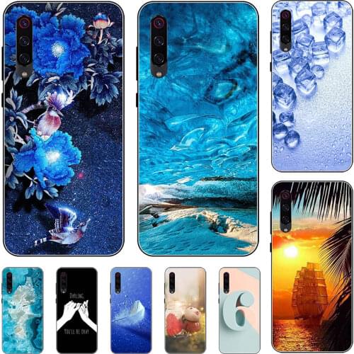 For Xiaomi Mi A1 A2 Lite A3 Lite Cover For Xiaomi Mi CC9 Pro CC9E Fashion Cool Cartoon Flower Capa Soft Silicone TPU Case