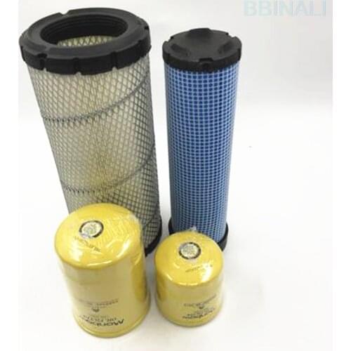 For KUBOTA KX155/161/163/183/185-3 air motor oil diesel filter filter grid excavator accessories