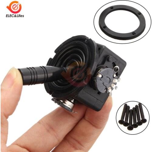 JH-D202X-R2/R4 5K Ohm Electric Joystick Reset Potentiometer 2-Axis 2D Monitor Keyboard Ball Joyrode Controller