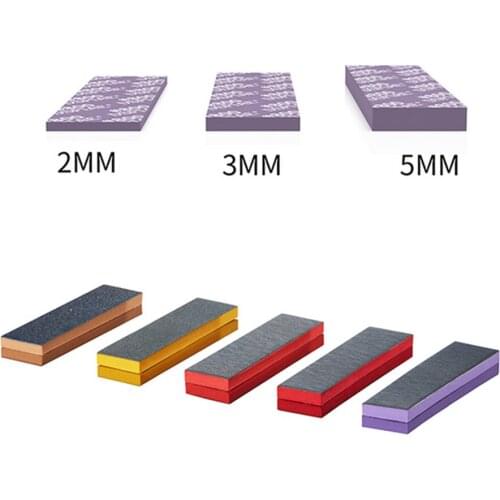 5pcs/set 2MM/ 3MM/ 5MM Sponge Sandpaper 180#-2500# Model Grinding Polishing Block for DIY Military Model Making Tool