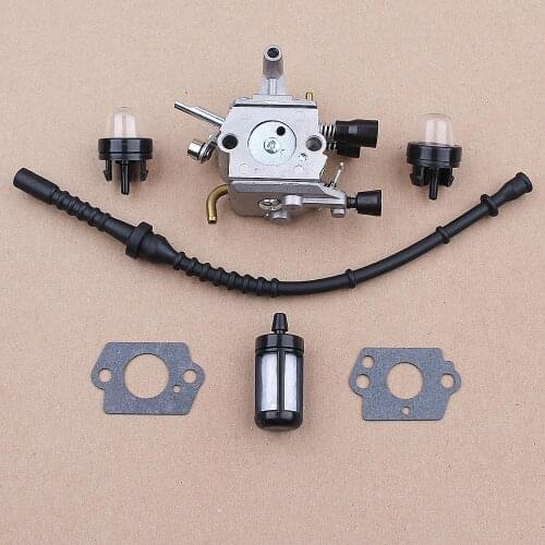 Carburetor Fuel Filter Kit for Stihl FS120 FS200 FS250 HT250 BT120 BT121 String Trimmer Weedeater Brush Cutter Parts