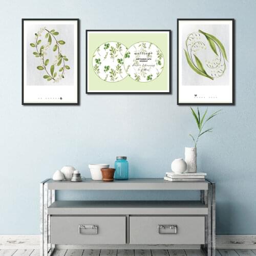 Plant Natural Canvas Painting Branches and Leaves Flowers Home Decoration Posters and Prints Wall Pictures for Living Room Decor