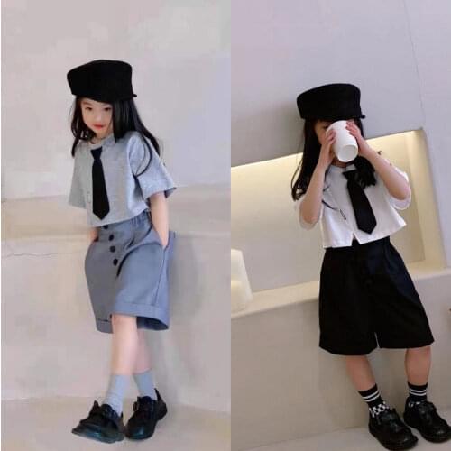 Girls Clothes Set Fashion Blouse Shirt and Shorts Cool Set for Toddler Girl Summer Sets New Design Children Clothing Sets Outfit