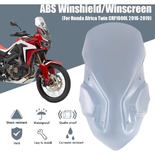 Windshield For Honda Africa Twin CRF1000L CRF 1000L Motorcycle ABS Windscreen Fairing Wind Shield Deflector Protector 2016-2019