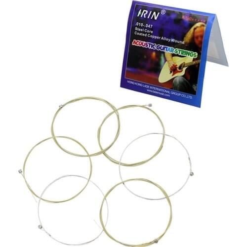 6pcs Stainless Steel Folk Guitar String Set Part Accessory 6 Diameter A100