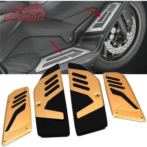 Motorcycles Footboard Rests For YAMAHA TMAX530 tmax 530 TMAX 560 tmax560 2017-2020 18 19 CNC+Rubber Passenger Footrest Foot Pegs