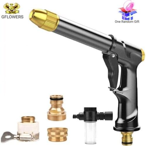 High-quality portable car washing machine with high-pressure water gun cleaning hose nozzle foam water gun dripper nozzle transp