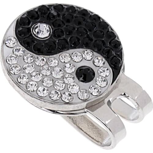 Shining Pretty Yin and Yang Pattern Magnetic Golf Ball Marker Golfer Gift