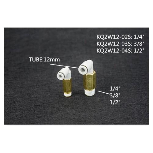 Tube 12mm -1/4" PT thread smc type pneumatic female straight fitting/ Lengthen fittings KQ2W12-02S