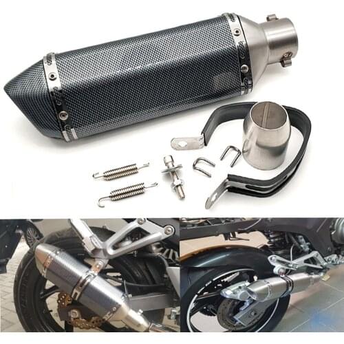 For Yamaha xt 660 MT125 MT01 MT03 MT25 TMAX 500 530 Motorcycle exhaust pipe Exhaust Modify Motocross Exhaust Muffler 51mm