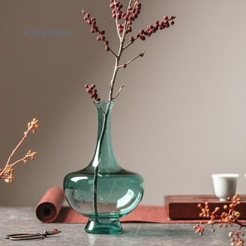 Стеклянные вазы для цветов WIZAMONY China At AliExpress