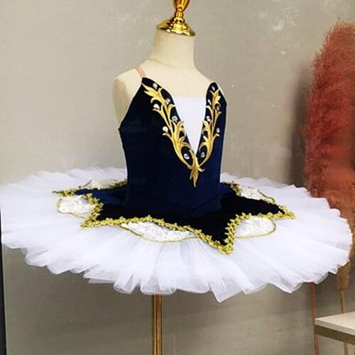 Royal Blue Professional Ballet Tutu Kids Girls Leotard Women Adulto Pancake Ballet Costume Ballerine Femme Ballet Dress Girl