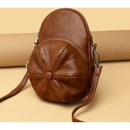 Fashion Women Shoulder Bag Pu Leather Crossbody Bag Hat Messenger Bag for Girls Quality Ladies Small Bag Casual sac a main