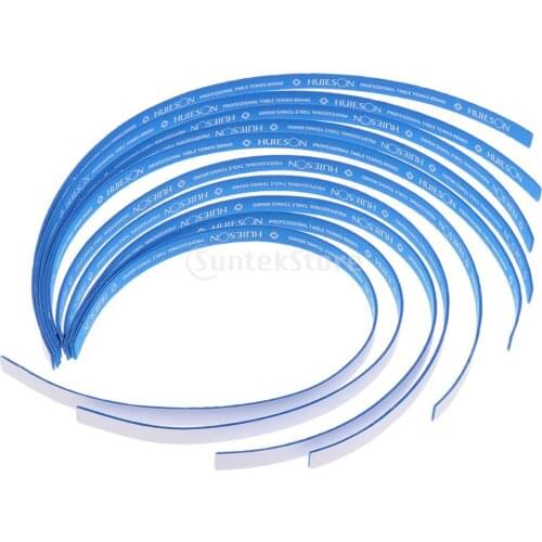10 Pieces Table Tennis Racket Edge Tape Table Tennis Paddle Bat Sponge Side Tape Protector Blue
