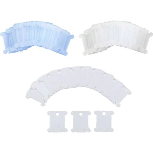 120 Pieces Thread Bobbin Yarn Holder for Cross Stitch Embroidery Sewing Wrap Board