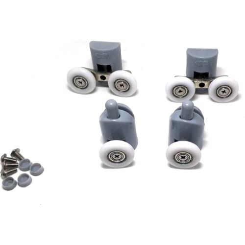 2pcs-8pcs/set Shower Door Enclosures Rollers Runners Wheels Pulleys Upper part or lower part.Diameter20mm/22mm/23mm/25mm/27mm