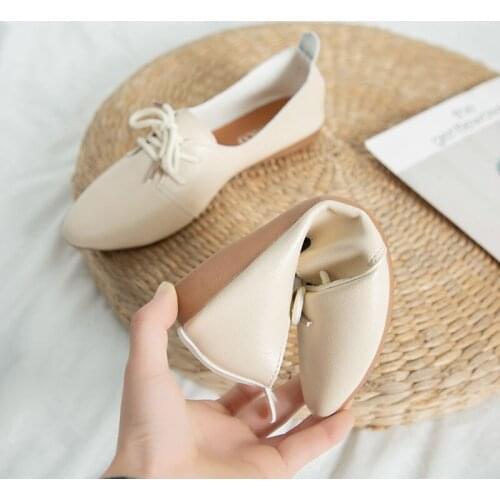 2021 comfortable ballet shoes womens flat shoes shoes for women leather flats