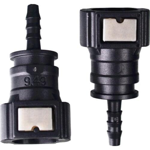9.49mm-SAE3/8" ID4 Fir Tee Fuel line quick connconnector for fuel tank and fuel line sytem