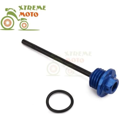 CNC Aluminum Machined Oil Dipstick Filler Plugs For YAMAHA Raptor660R Raptor700 Raptor700R YFM 660R 700 700R YFZ450 04-09 12-13