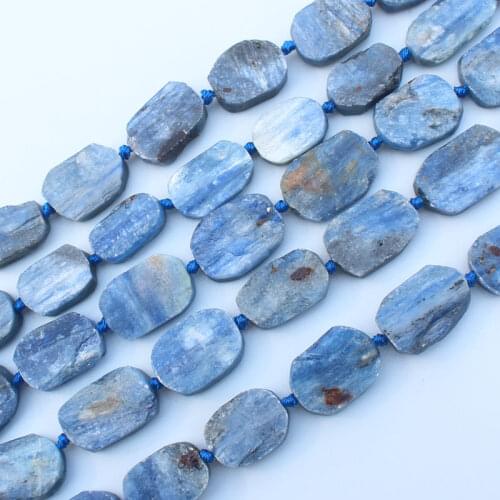 Natural 4-6x15-20mm Kyanite Irregular Faceted beads 15inch per strand, DIY Jewelry Making, pendant,necklace