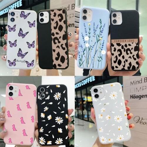 Cute Butterfly Daisy Flower Case For Huawei Mate 20 Pro 20X 20 Lite 30 40 10 Mate40 Mate20 Mate10 Mate 30 TPU Phone Cover Case