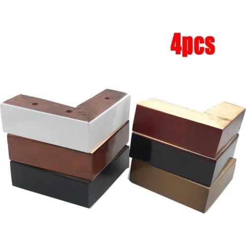 4pcs Wooden Table Sofa Legs For Furniture Chair Foot Cabinet TV Racks Dresser Desk Support Stand Protector Wardrobes Cabine Leg