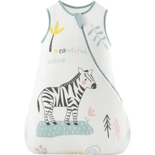 Baby Vest Sleeping Bag Wearable Blankets Pajamas Autumn And Winter Cotton 0-18 Month Cartoon Pattern Childrens Style Newborn