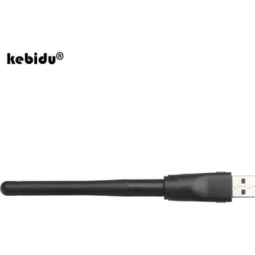 Kebidu Mini WIFI USB Adapter MT7601 150Mbps USB 2.0 WiFi Wireless Network Card 802.11 b/g/n LAN Adapter with rotatable Antenna