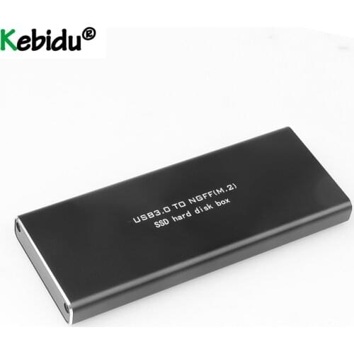 USB 3.0 M2 SSD Case USB3.0 to M.2 NGFF External Solid State Drive Enclosure SSD Box Support 2230 2242 2260 2280 Hard Disk