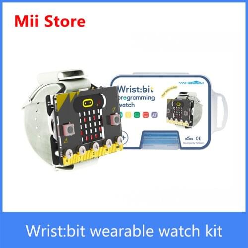 Yahboom Micro:bit Wearable Watch Kit Graphic Somatosensory Remote Control With Programming Expansion Board For Schools Kids