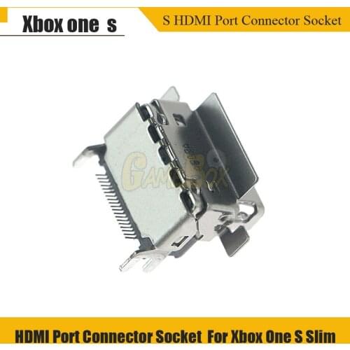 Original New 1080P HDMI Socket Port Parts Replacement for XBOX ONE S SLIM Motherboard Repair