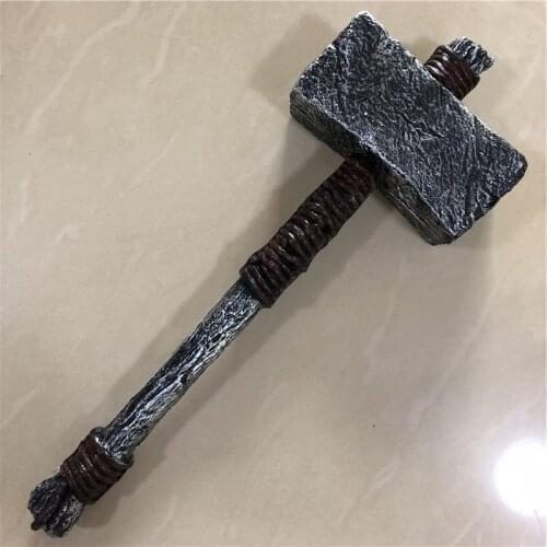 1:1 Cosplay Weapon Prop Orc War Beast Primitive Hammer Movie Game Anime Role Play Halloween Link Cos Kids Gift Safety PU&Foam
