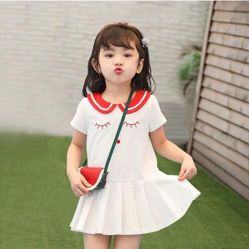 Baby Girls Tutu Dress Summer Costumes Children School Uniform Kids Casual Dress Up Infant Kids Clothing For 1-6 Years