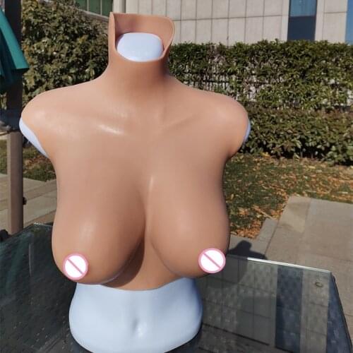 Silicone Crossdressing Huge Fake Breast Forms Boobs for Shemale Crossdressers Drag Queen Shemale Crossdress Cosplay Costume
