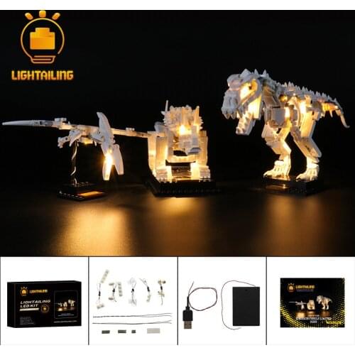 LIGHTAILING LED Light Kit For 21320 Ideas Series Dinosaur Fossils Toys Building Blocks Lighting Set