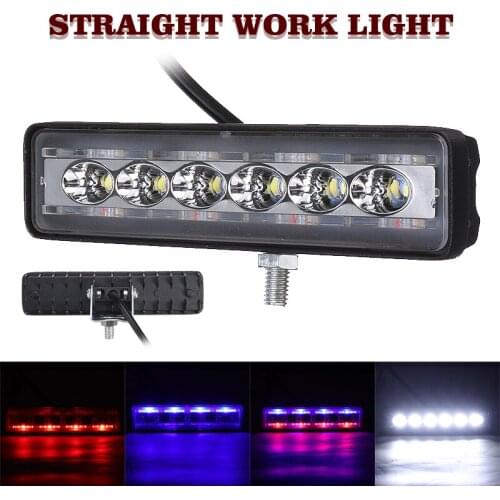 1pcs DC 12V-60V 14W Work Light 1600LM Bright White Flashing LED Work Light Off-road Car Lights for Truck