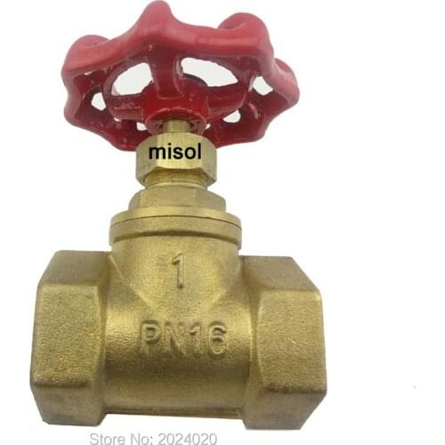 1 pcs of Brass Gate Valve G1" DN25(BSP) for Pipe Plumbing, Sluice Valve