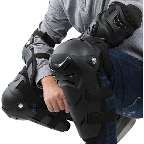 4PCS Motorcycle Bike Skating Elbow Pads Knee Pads Guard Extreme Sport Protective Protector Motorbike Bike Motorcross Skating
