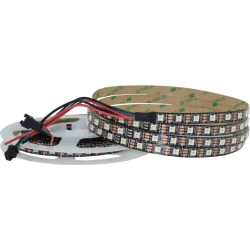 Individually Addressable 60LEDs/M Smart SK6812 RGBW LED Pixel Strip DC5V 4 Color in 1 Mixed Colour RGB+White 6000K 5M 300LED