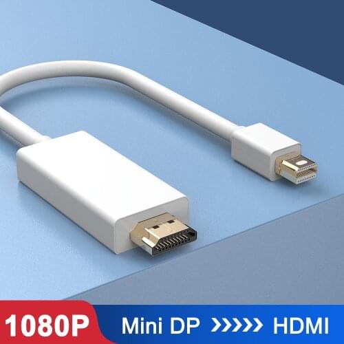 Mini Displayport to HDMI Cable 1080P Thunderbolt HDMI Converter For MacBook Pro Air Apple Mini DP to HDMI Adapter 1.8M 3M