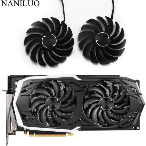 PLD10010B12HH DC12V 0.40A 4PIN RTX2070 FOR MSI GeForce RTX 2070 8GB ARMOR OC Graphics Card Cooler Fans