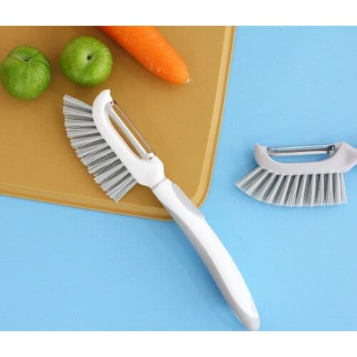 Multifunction Peeling Knife Fruit and Vegetable Brush Peeler Potatoes Carrot Grater Slicer Cooker Home Gadgets Home Kitchen