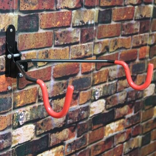 Newest!!! Double Hook Adjustable Angle Bicycle Display Stand Bike Parking Rack Wall Hook