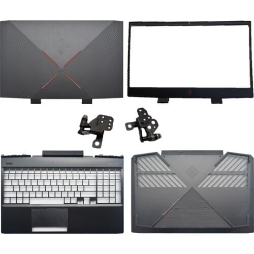 New for hp omen 15-dc 15-dc1055tx portable lcd back cover/front frame/hinges/handrest/bottom box L30195-001 L30194-001