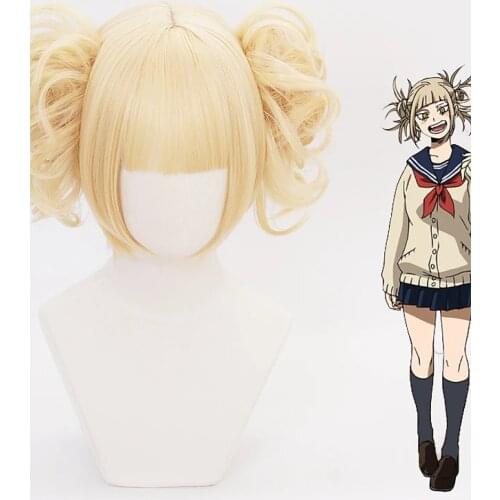 HAIRJOY Synthetic Hair My Hero Academia Toga Himiko Cosplay Wig