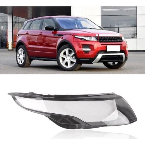 Car Front Headlight Head Light Lamp Lens Shell Cover Replacement for Land Rover Range Rover Evoque 2012-2015