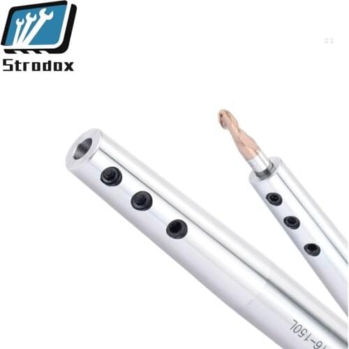 Perforated Perforated Side Fixed Extension Rod Collet Chuck toolHolder extension rod/bar Straight Shank for CNC Mill Lathe