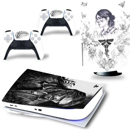 The Last of us PS5 Standard Disc Edition Skin Sticker Decal Cover for PlayStation 5 Console & Controller PS5 Skin Sticker Vinyl