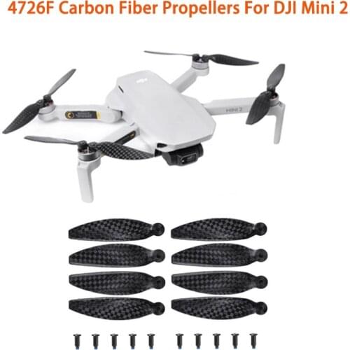 DJI Mini 2 Carbon Fiber Propellers 4726F Lightweight Low Noise Drone Accessories For DJI Mini 2 Drone Accessories Parts